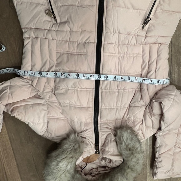 Calvin Klein Performance  women’s fur hood puffer coat Size L - Picture 5 of 8